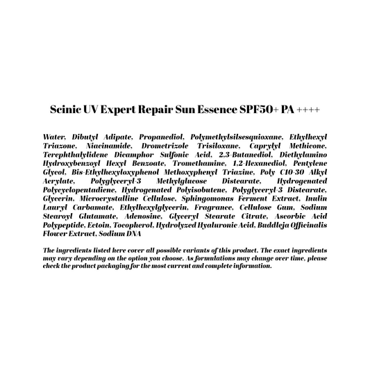 Scinic UV Expert Repair Sun Essence SPF50+ PA ++++