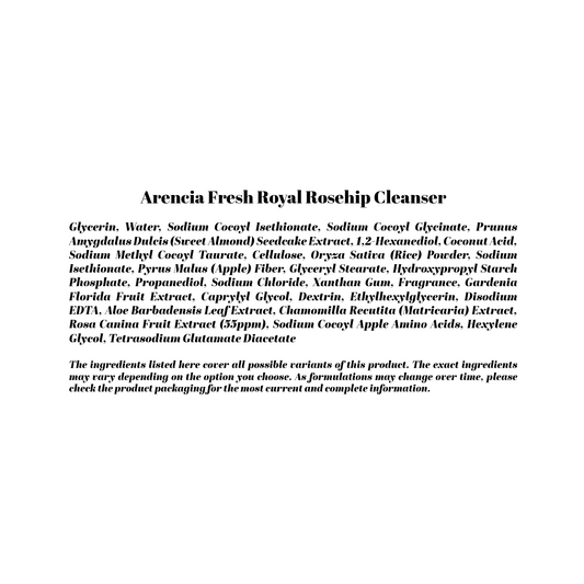 Arencia Fresh Royal Rosehip Cleanser