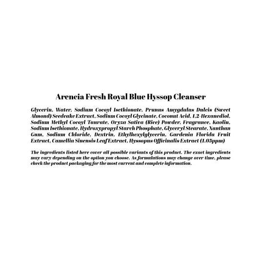 Arencia Fresh Royal Blue Hyssop Cleanser