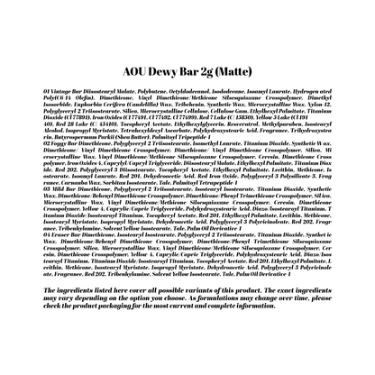 AOU Dewy Bar 2g (Matte)
