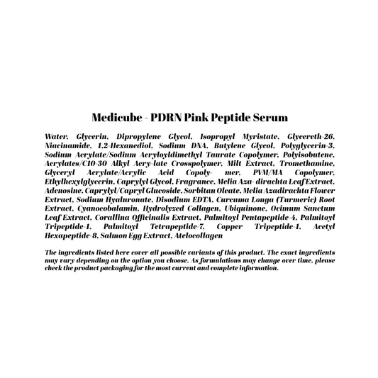 Medicube PDRN Pink Peptide Serum