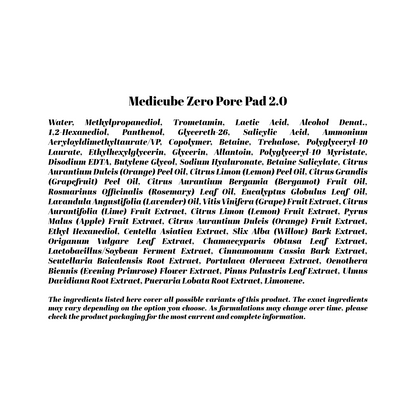 Medicube Zero Pore Pad 2.0