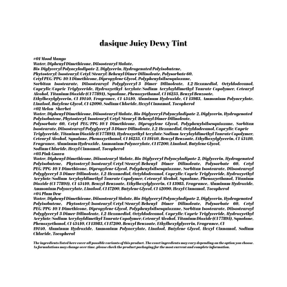 dasique Juicy Dewy Tint