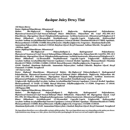 dasique Juicy Dewy Tint