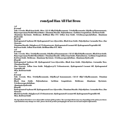 rom&nd Han All Flat Brow