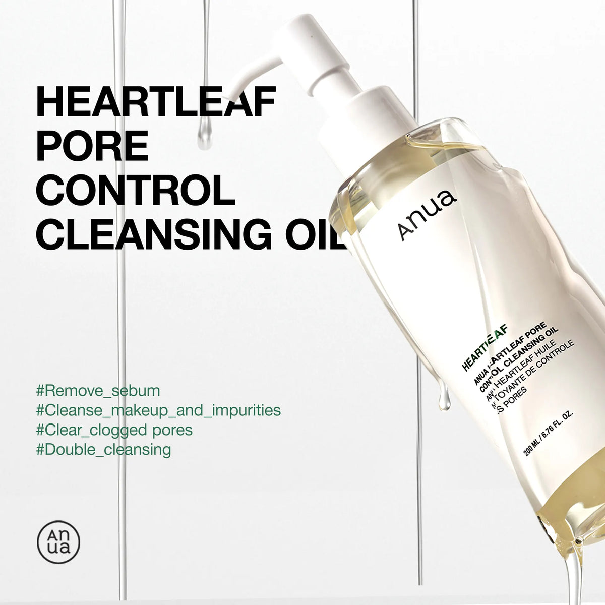Anua Heartleaf Pore Control Cleansing Oil, available at LKR