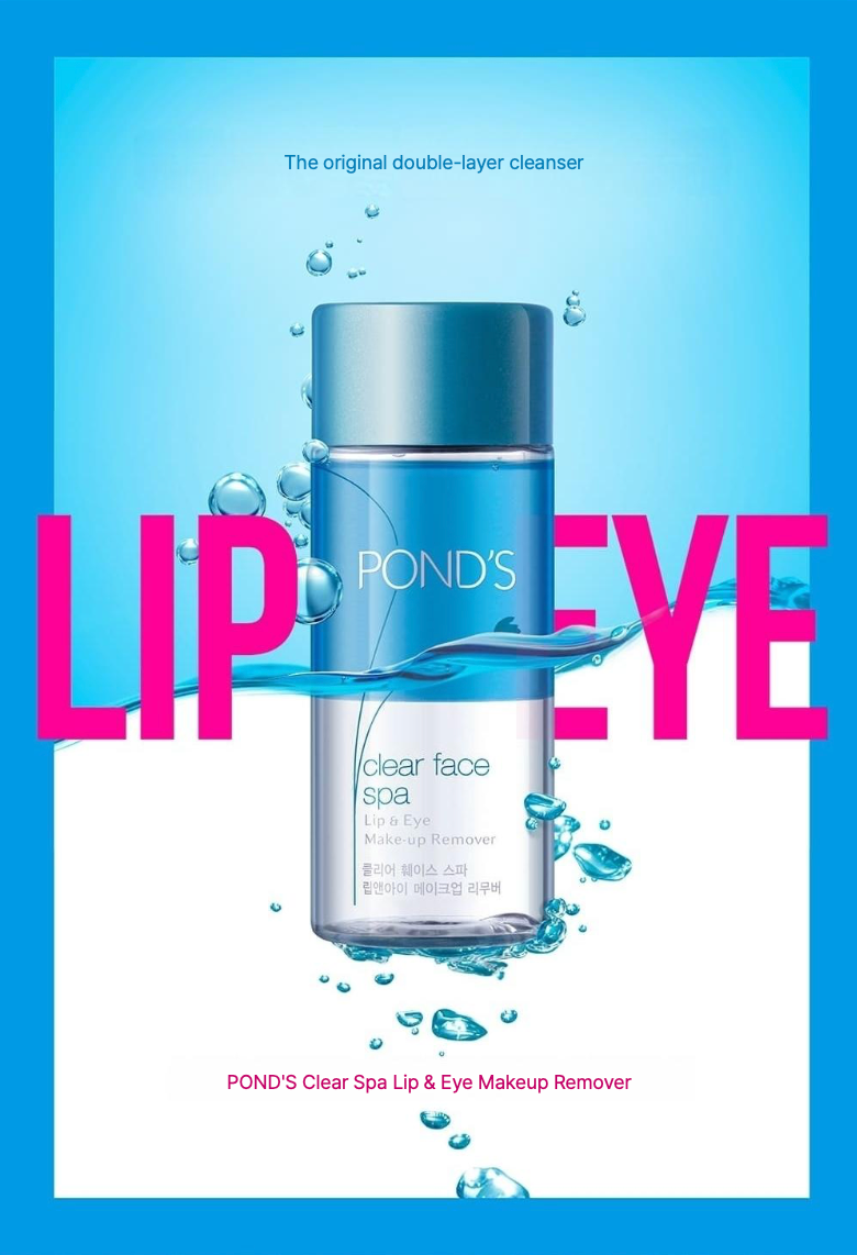 Pond's New Spa Lip & Eye Makeup Remover for gentle eye and lip makeup removal, available at LKR