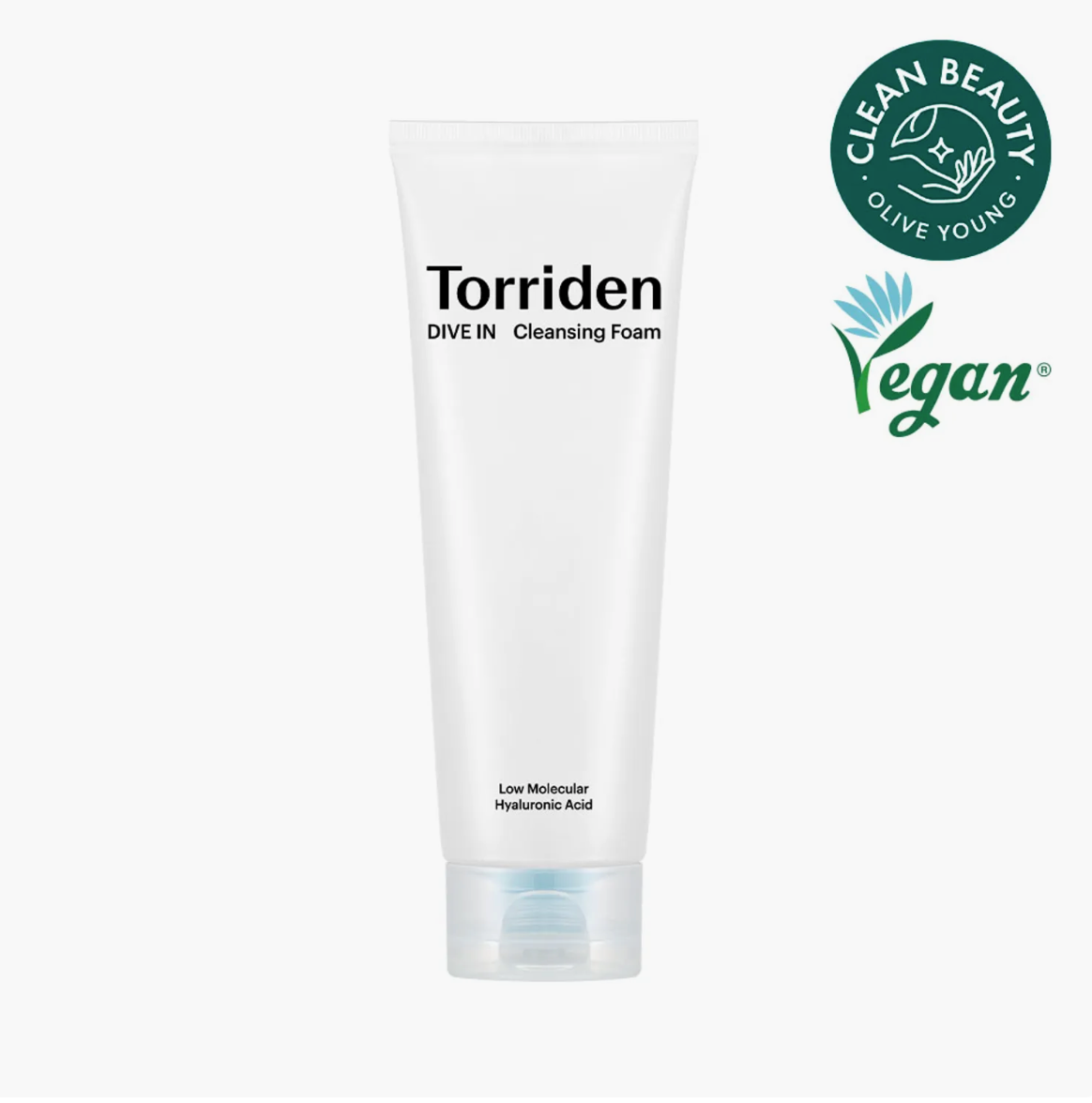 Torriden Dive In Hyaluronic Acid Cleansing Foam for gentle Korean skincare, available at LKR